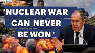 Russian Foreign Minister Rings Nuclear War Alert As Ukraine Fires US Made Missile  NDTV Profit [upl. by Nikos]