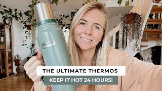 Stanley Vacuum Insulated Stainless Steel Thermos Review [upl. by Rehtul]