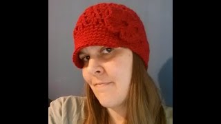 How to Crochet a Hat  Newsboy Hat Tutorial [upl. by Hilbert]