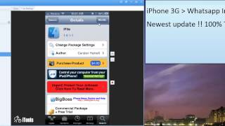 how to install Whatsapp on iphone 3g ios 421 [upl. by Julietta639]