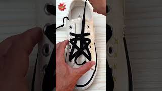 Star Lacing Shoes Tutorial shoes lace styles Shoe Lacing Styles shoelace shorts viral diy [upl. by Torry]