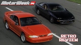 1994 Mustang GT vs Camaro Z28  Retro Review [upl. by Anilak]