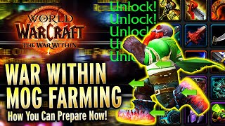 INSANE Transmog Unlocks For War Within How You Can Prepare Now  World of Warcraft Guide [upl. by Kondon]