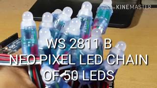 How to control WS2811 RGB LED with Arduino [upl. by Reibaj]