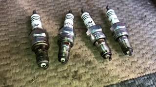 Honda CBR 929 RR Fireblade Spark Plugs Replacement [upl. by Odraude336]