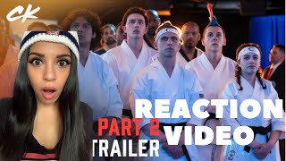 Cobra Kai Season 6 Part 2 Trailer REACTION VIDEO LOOKS BRUTAL [upl. by Ivatts]