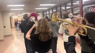 10232024 Huntley High School Marching Band Tennis Send Off [upl. by Odlanra499]