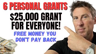 25000 GRANT For EVERYONE plus 6 New Personal Grants  Not loan FREE MONEY [upl. by Argela322]