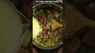 Zatarains Red Beans and Rice with Andouille Sausage  Cooked in Instant Pot shorts [upl. by Daus]