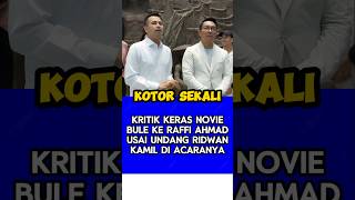 Novie Bule kritik keras Raffi Ahmad dan Ridwan Kamil [upl. by Attayek]