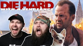 DIE HARD WITH A VENGEANCE 1995 TWIN BROTHERS FIRST TIME WATCHING MOVIE REACTION [upl. by Janel]