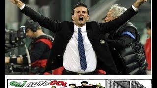 Imitazione Parodia Stramaccioni  Post Juve Inter la spensieratezza e il codino di Palacio [upl. by Iznil]