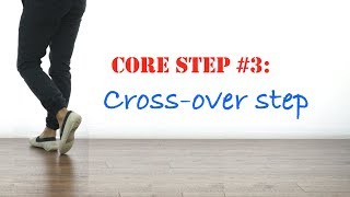 Salsa Dance  Core Basic Steps 3 of 7  Cross Over Step [upl. by Talbott]