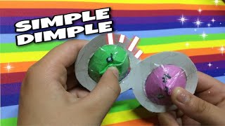 COMO FAZER UM SIMPLE DIMPLE FIDGET TOYS CASEIRO  VIRAL DO TIK TOK [upl. by Aizat439]