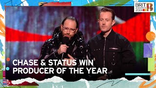 Legendary Duo Chase amp Status Win Producer of the Year  The BRIT Awards 2024 [upl. by Ayela]