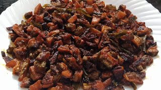 Pavakkai poriyal  Bitter gourd fry in tamil pavakkai recipe [upl. by Onit]