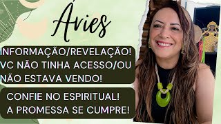 ÁRIES ♈️ RevelaçãoInformaçãoVc Não Tinha AcessoOu Não Estava Vendo•Confie”Promessa Se Cumpre” [upl. by Sams863]