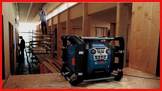 BOSCH GPB18V5CN 18V Jobsite Radio with Bluetooth® 50 and Power Station [upl. by Abraham162]