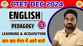 CTET English pedagogy  Language Acquisition Theories  by Vivek Sir MJarCoaching [upl. by Ripley547]