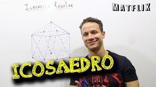 Como fazer um ICOSAEDRO  MATEMÁTICA  GEOMETRIA ESPACIAL [upl. by Breger]