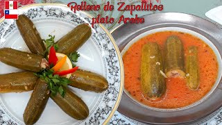 Preparando Zapallitos Rellenos al estilo Árabe Palestina en Sopa de Tomate UNA PERUANA [upl. by Annaoj]