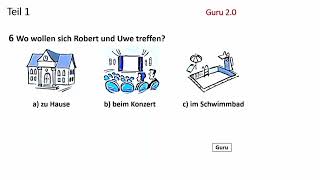 Hören A1  Start Deutsch A1 Hören Modelltest mit Lösung am Ende  Vid  168 [upl. by Sibyls]