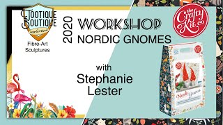 Needle Felting Workshop  Nordic Gnomes  Crafty Kit Company [upl. by Aerdnua]