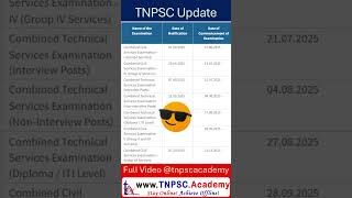 TNPSC 2025 Annual Planner shorts tnpscacademy tnpscupdates [upl. by Bibbie]