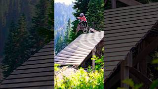 HOMIE NEEDS TO SCRUB 😂 Deep on Beserker drop at Stevens Pass mtb bike dh sports [upl. by Heyer]