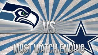 MADDEN 25MUST WATCH ENDING quotMADDEN NFL 25quot COWBOYS Vs SEAHAWKS Online Gameplay [upl. by Fulmer]