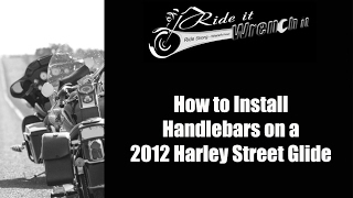 How to Install Handlebars on a 2012 Harley Street Glide [upl. by Leibman]