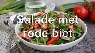 Salade met rode biet recept [upl. by Negaet]