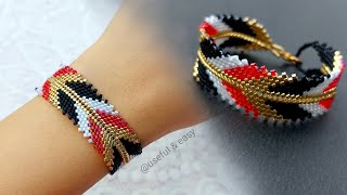 BEADS JEWELRY MAKINGHOW TO MAKE BRACELETS WITH BEADS Useful amp Easy [upl. by Hwu]