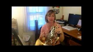 Second French horn lesson with Mrs Rinaudo [upl. by Najib447]