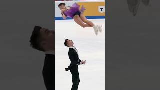 Aliona Kostornaya amp Georgy Kunitsa 💜 pairskating figureskating iceskating dance shorts edit [upl. by Schulman]