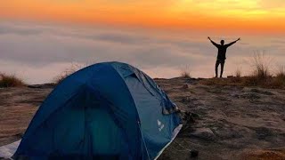 Solo Winter Camping🏔️ Camping in India camping youtube trending new travel mountains foryou [upl. by Fillander]