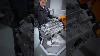 Mercedes C63156 V8 Assembly Part 2 short shorts [upl. by Lerud]