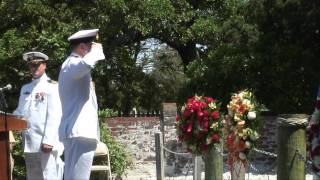 Coast Guard honors fallen WWII British and Canadian sailors on Ocracoke Island NC [upl. by Ridgley]