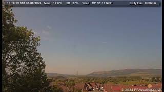 31 August 2024  Lochgelly WeatherCam Timelapse [upl. by Blasius108]