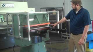 Video Archives Schwabe Model DG  Die Cutting Press with Sliding Table [upl. by Mohr]