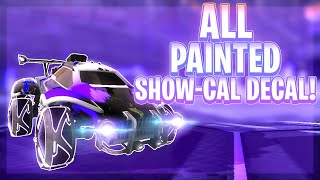 ALL NEW PAINTED SHOWCAL BLACK MARKET DECAL [upl. by Ellenahc]