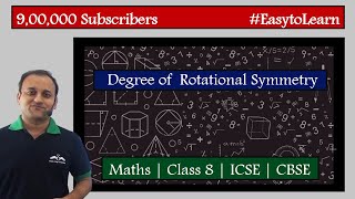 Degree of rotational symmetry  Class 8  ICSE  CBSE [upl. by Harriet613]