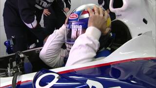 Alessandro Zanardi  Formula 1 Test with BMW Sauber 2006 [upl. by Nytsrik]