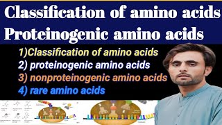 Classification of amino acidproteinogenic amino acidsnonproteinogenic amino acidsRare amino acids [upl. by Allare]