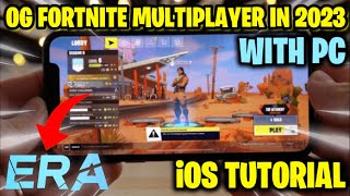 How to play OG Fortnite Multiplayer in 2023 on iOS Project Era Sideloadly Tutorial [upl. by Anjanette]