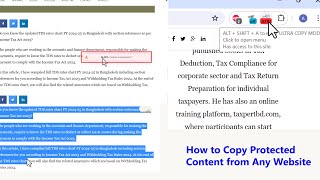 How to Copy Protected Content from Any Website [upl. by Ardnek123]