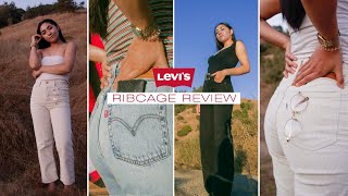 THE BEST LEVI’S EVER Levi’s Ribcage Jeans Try on  Review [upl. by Tamara]