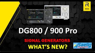 Rigol DG800900 Pro AWG SIgnal Generators from Saelig [upl. by Atiluj]