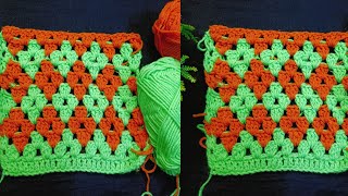 crochet blanket designbaby blanket pattern crochet easyknitting [upl. by Adyaj]