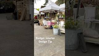 Budget Home Interior Design Tip Trade and antique fairs homeupdates vintage furniture home [upl. by Ahtiek]